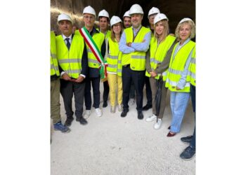 Ministro a Genga in cantiere per lavori sulla Orte-Falconara