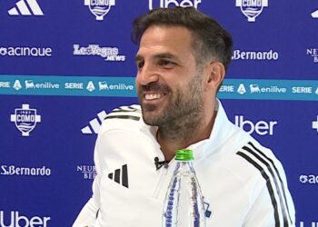 Cesc Fabregas in conferenza stampa