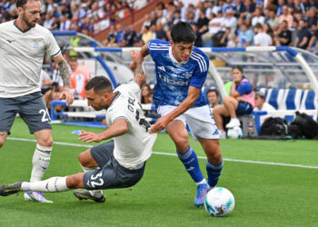 Una fase di Como-Lazio, primo turno del campionato 2025-2026 (foto Roberto Colombo)