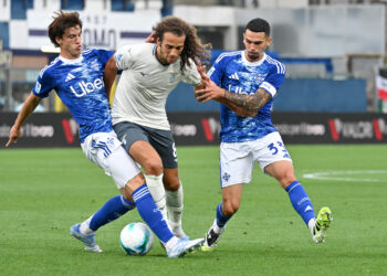 Un momento di Como-Lazio, primo match del torneo 2025-2026 (foto Roberto Colombo)