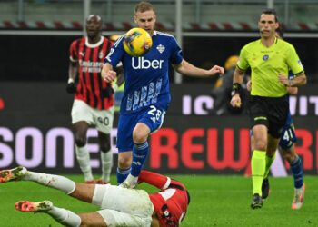 Un momento di Milan-Como, a San Siro, nella stagione 2024-2025 (foto Roberto Colombo)