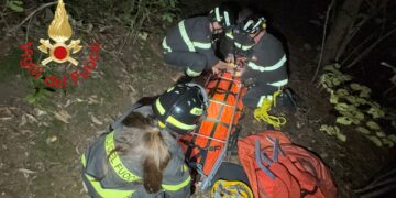 Via Segantini, i soccorsi dei Vigili del Fuoco