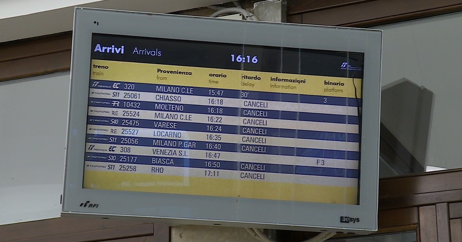 Sciopero dei treni il 2 e 3 ottobre. Da oggi attive tutte le corse della Navigazione