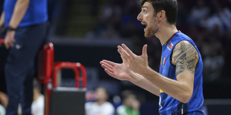 Simone Anzani nella finalissima mondiale 2025 (foto Fipav)