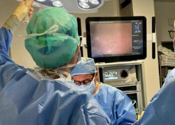 Al Mauriziano dopo chemioterapia e immunoterapia preoperatoria