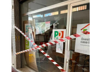 Utilizzato un bidone dei rifiuti