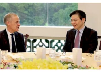 Premier Mark Carney in visita a Singapore