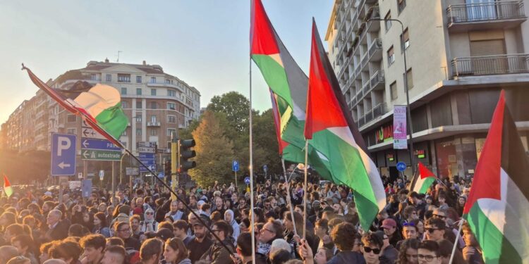 Corteo da piazzale Loreto