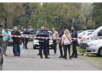 Polizia locale alla ricerca dell'aggressore