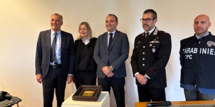 A ritrovarla i carabinieri per tutela patrimonio culturale Monza