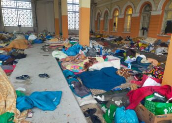 Sul posto forze dell'ordine