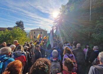 Flavio Lotti parla di 14 chilometri di corteo da Perugia-Assisi