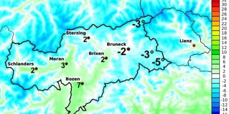La prossima notte farà ancora più freddo