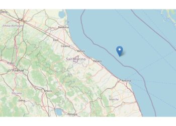 Epicentro a 8 km di profondità a 32 chilometri da Fano