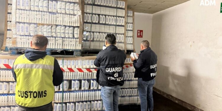 Operazione Gdf e Adm al Porto di Trieste per un milione di euro