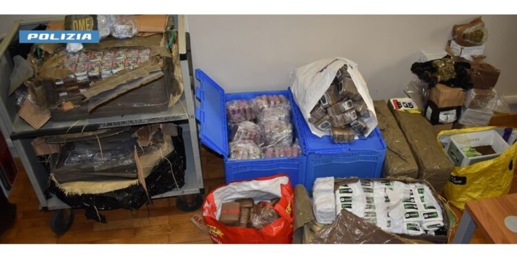 Arrestato il grossista. Sul mercato la droga vale 4 milioni