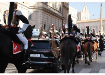 Il centro blindato per la visita del pontefice al Quirinale