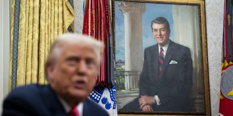 Per lo spot con Reagan