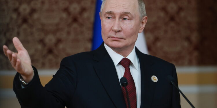 Il presidente russo loda il suo sforzo per la pace