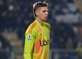 Jena Butez, portiere del Como (foto Roberto Colombo)