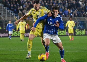 Una fase di Como-Juventus nella stagione 2024-2025 (foto Roberto Colombo)