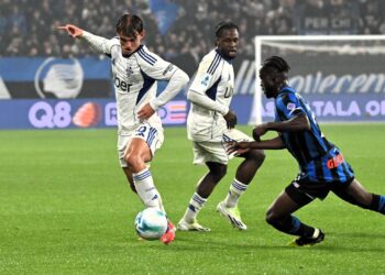 Nico Paz in Atalanta-Como (foto Roberto Colombo)