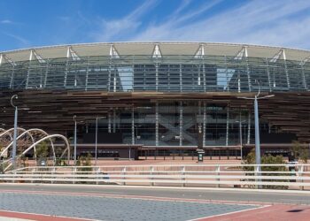 Lo stadio di Perth, che dovrebbe ospitare Milan-Como