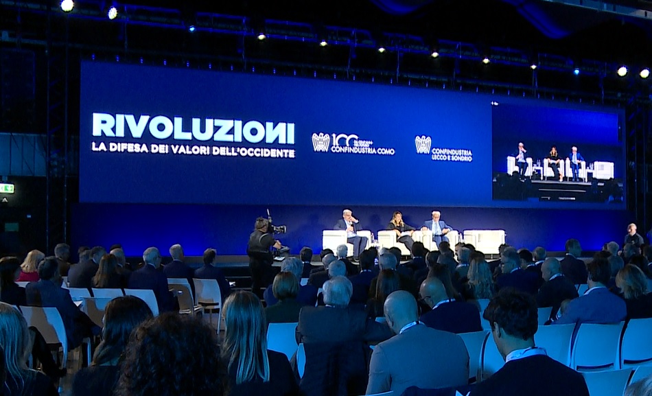 Assemblea di Confindustria Como e Lecco e Sondrio. Il presidente Orsini traccia la strada: “Il futuro è l’unità”