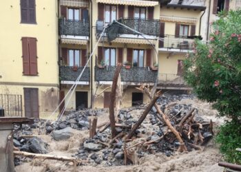 maltempo frazione Sopravilla Blevio