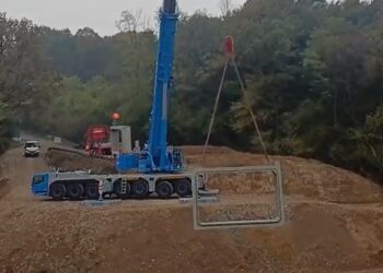 provinciale 38 posa dei cunicoli prefabbricati