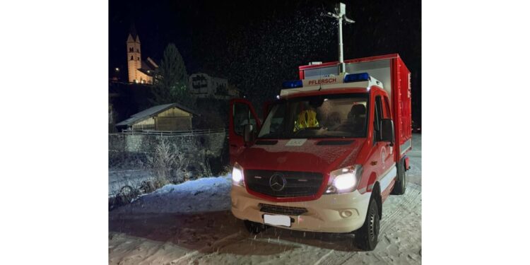 Incidente questa mattina a Labers