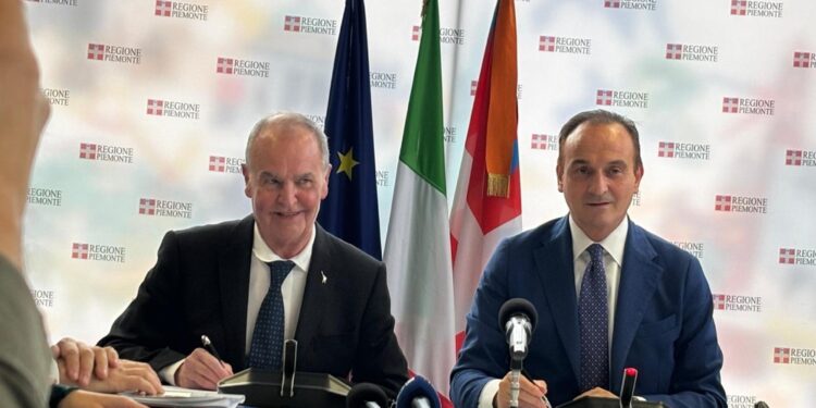 L'accordo nel grattacielo sede della Regione Piemonte