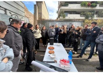 Presidio a Milano al cantiere sequestrato di via Valtellina
