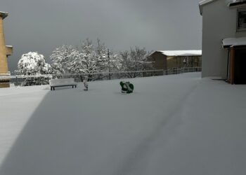 Nella notte fiocchi bianchi anche a quota 500 metri