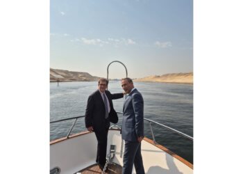 Inviato speciale Italia per l'Imec in visita al Canale di Suez