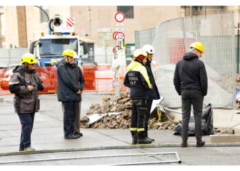 Tolti sigilli a una parte dell'area del cantiere dopo il crollo
