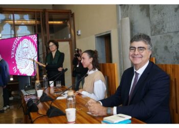 L'ex parlamentare a Ca'Foscari con Bernini