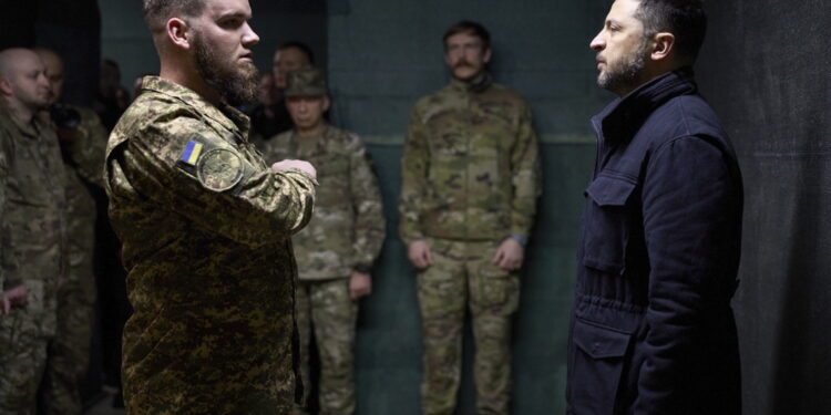 'A Dopropillia discusso di armi e situazione prima linea'