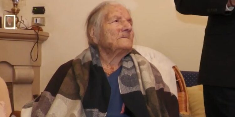 E' la donna più longeva in Italia e terza in Europa