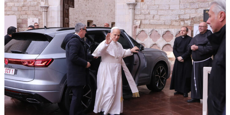 'Umbria terra di tanti santi' ha ricordato il pontefice