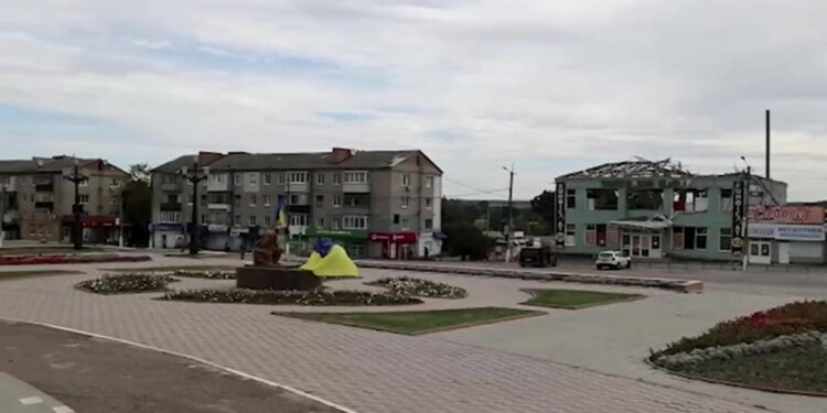 Colpita nella notte la città di Balakliya