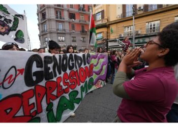 Corteo in occasione delle iniziative per il #Nomeloniday