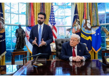 Parole durante l'incontro con il sindaco eletto della città