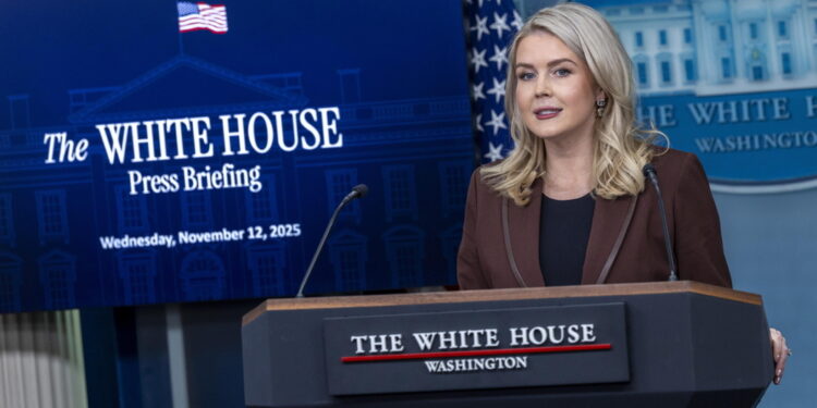 Lo ha detto la portavoce della Casa Bianca Karoline Leavitt