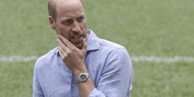 Il principe in visita al Cristo Redentore come Lady D nel 1991