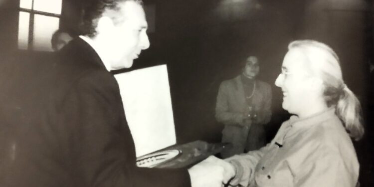 Anna Maria Noseda premiata dalla Federazione italiana scherma