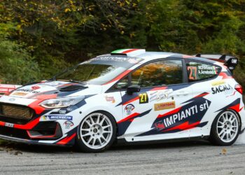 Fontana e Arnaboldi al recente Rally Aci Como-Trofeo Villa d'Este 2025