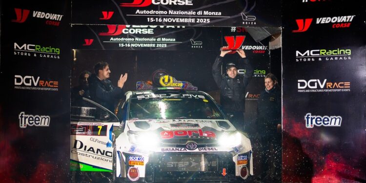 Marco Butti e Andrea Botta sul palco d'arrivo