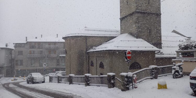 San Fedele Intelvi innevata