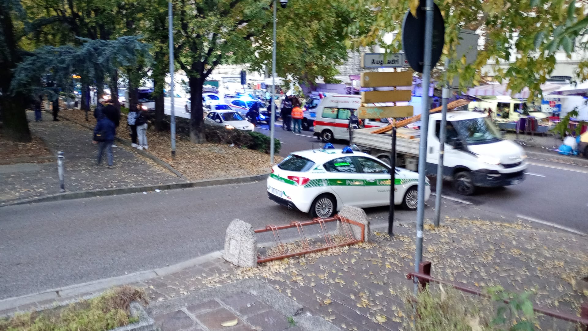 Investito in viale Cesare Battisti, gravissimo un uomo di 62 anni